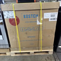 Brand new KOSTCH 36 in. 6 Burners Freestanding Natural Gas Range in Stainless Steel with 6.0 cu. ft. Convection Oven and White Oven Door