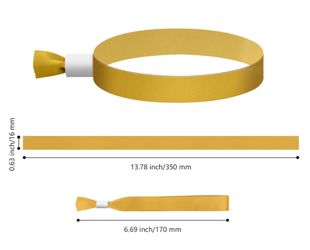Gold Cloth Wristbands