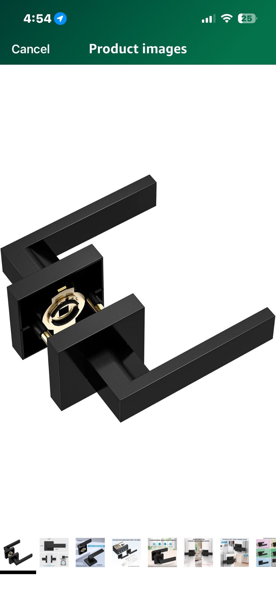 TICONN Dummy Door Handle, Lever Style