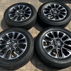 (4) 20” Toyota Wheels Tundra 265/60R20 Yokohama Tires (FIRM PRICE) 