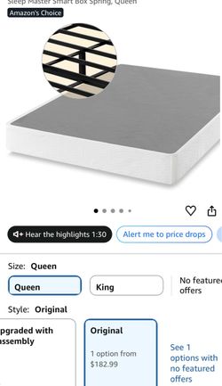 Sleep Master Smart Box Spring Queen