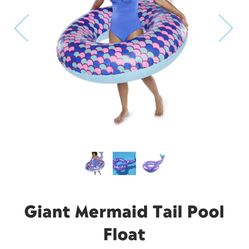 Giant Mermaid Tail Pool Float