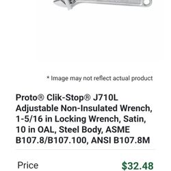 Adjustable Wrench 