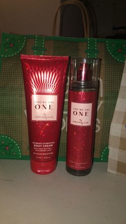 You’re The One Fine Fragrance Mist And Body Cream. B&BW Read Description