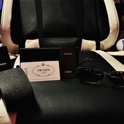 Cheetah print Prada sunglasses 