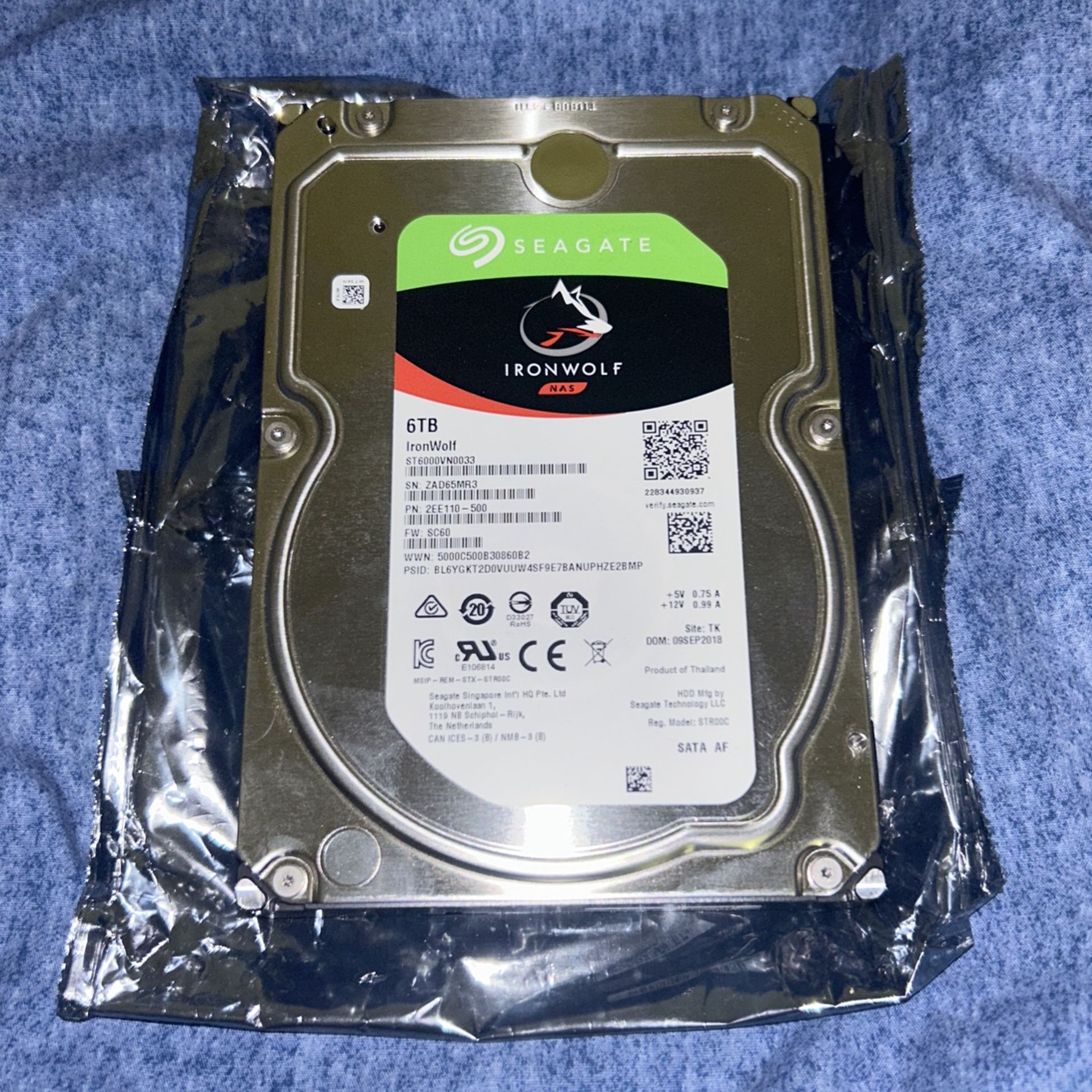 Seagate Ironwolf NAS 6tb