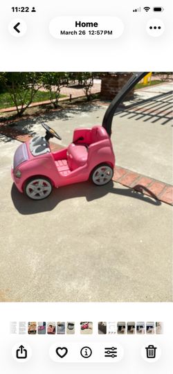 Free toddler push car