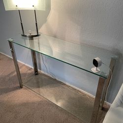 Glass Entry-way/Sofa Table