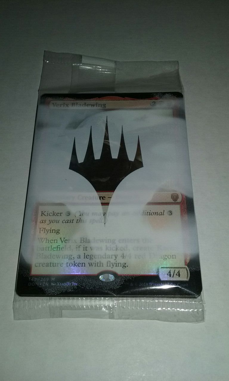 Verix Bladewing + Precognition Field Prerelease Promo, Dominaria, MTG, Magic