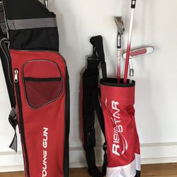 Kids Golf Bag And Clubs