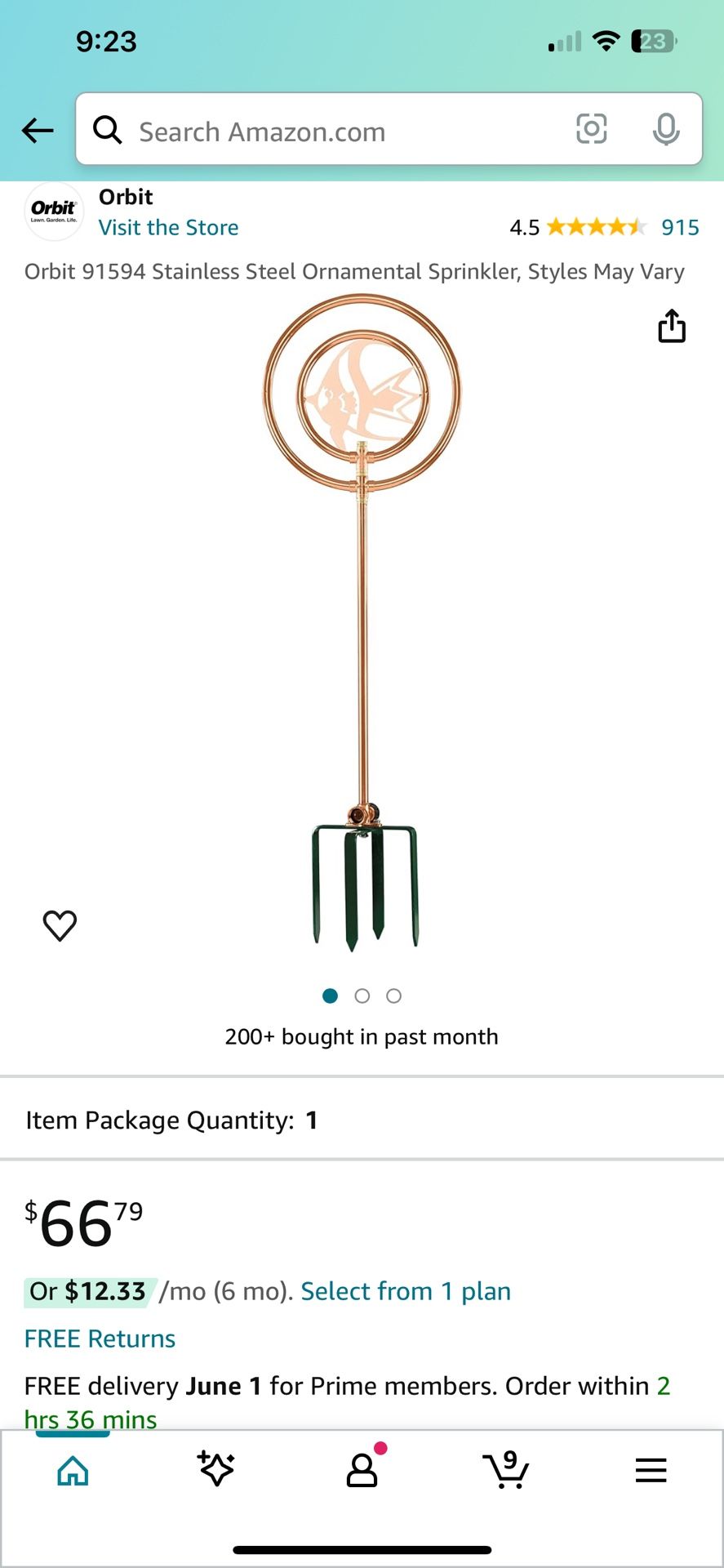 Sprinkler