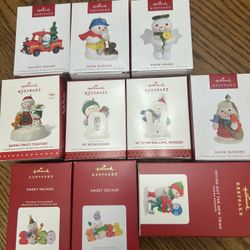 Bundle Of Collectable Hallmark Ornaments 