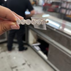 Diamond Cuff Bracelet 14k 13.1 Grams 