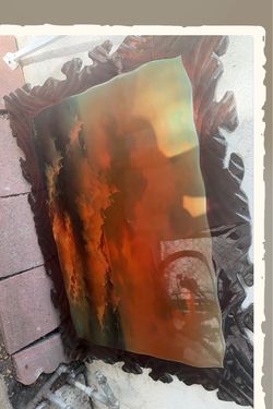 Resin wall art
