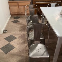 Metal Farmhouse Bistro Chairs