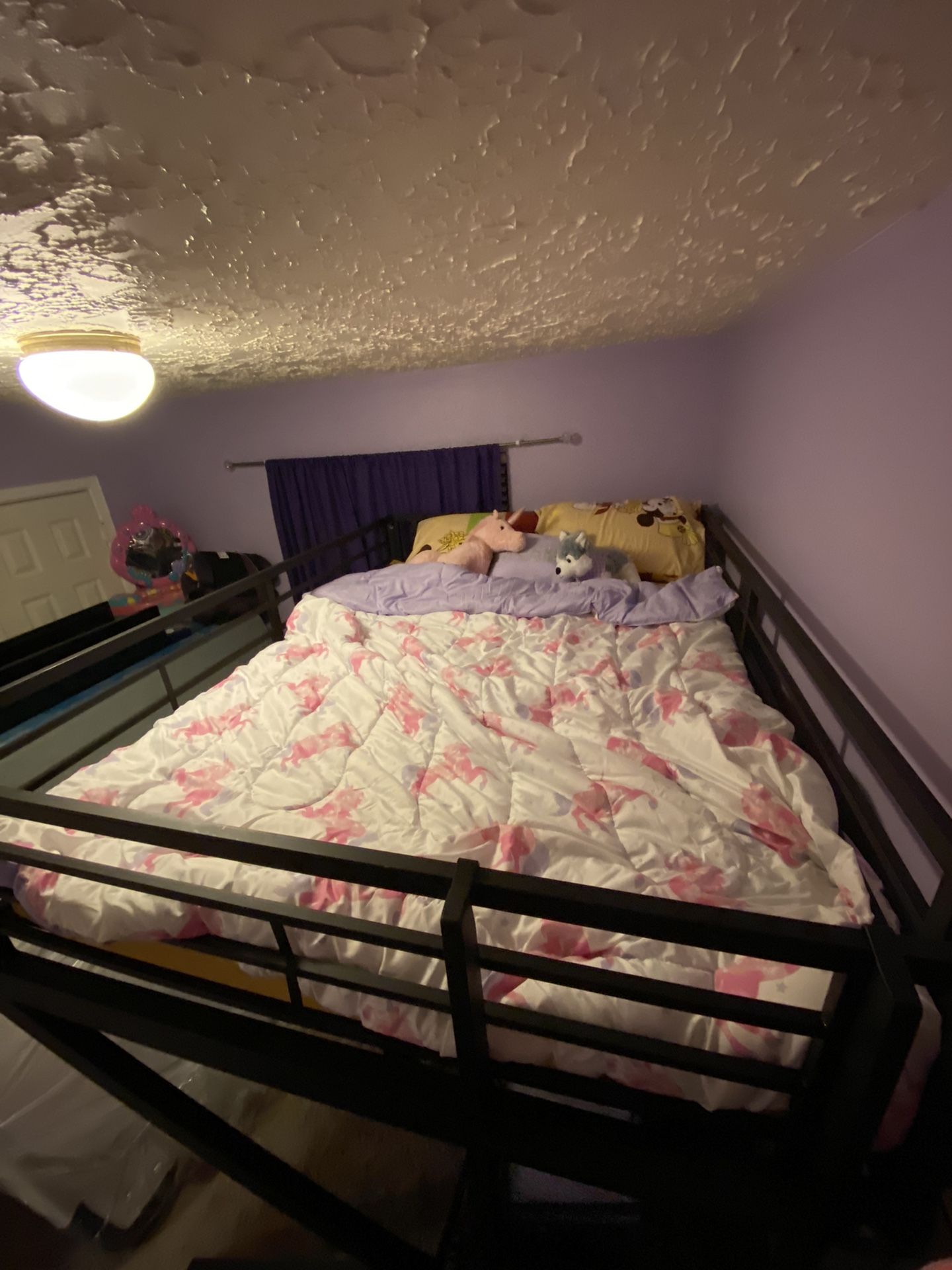 Full Loft Bed With Desk