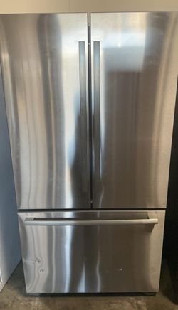 GE  3 Door Stainless Steel Refrigerator
