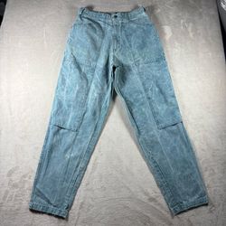 Vintage REI Co-op Women’s 12 Blue Tie Dye Pants Trailsmith Double Knee #1998
