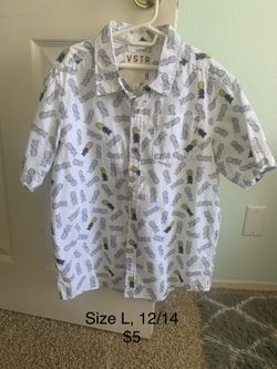 Boys Collared Shirts, Sizes 10-12