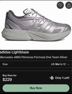 Adidas AMG F1 Mens Shoes size 12