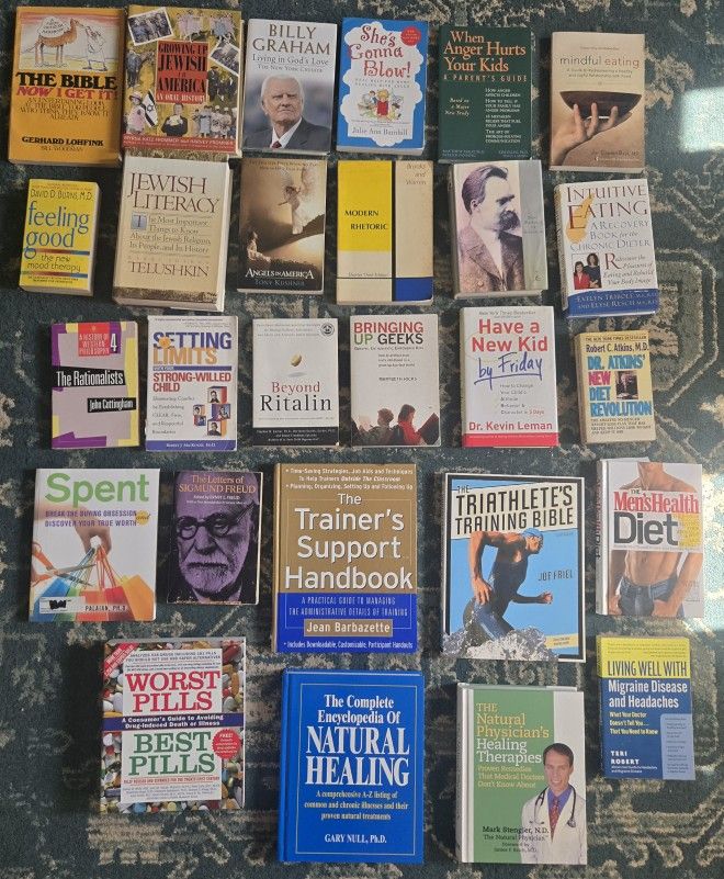 Religion And Self Help Book Lot