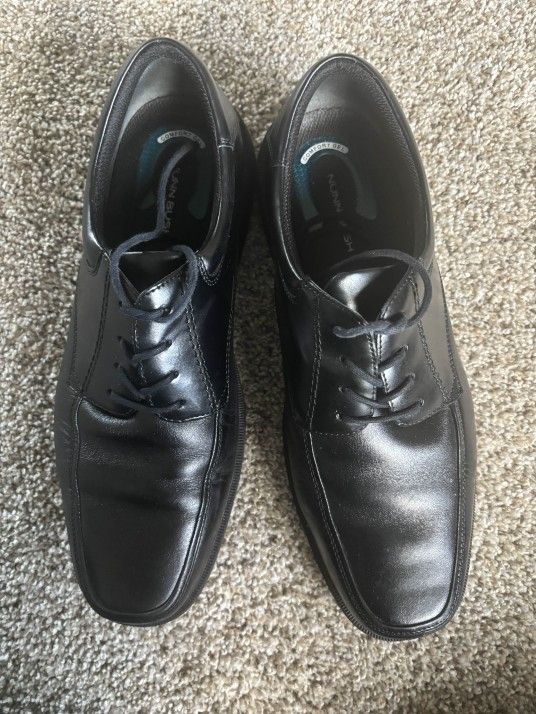 Nunn Bush Comfort Gel Jennings Dress Shoes Mens Size 13 M Black Brand New