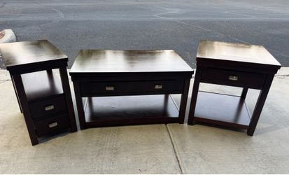 Three Piece Table Set