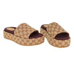 GG Platform Sandals Size 8