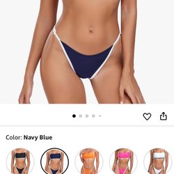 Women's Adjustable Bandeau Bikini Swimsuit Two Piece