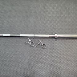 Olympic Barbell Bar 7ft 45lb with 2 collars