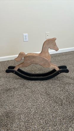 Wood Rocking Horse