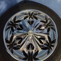 22 Inch  Fire Luxury Lexani Rims