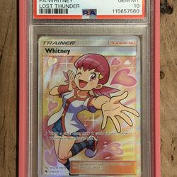 Whitney PSA 10 Full Art – Lost Thunder