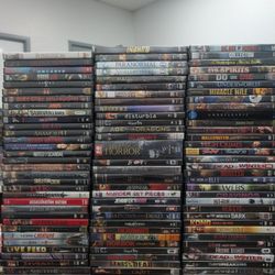 100 DVD Movies - Horror, Thriller ($25 For Everything)