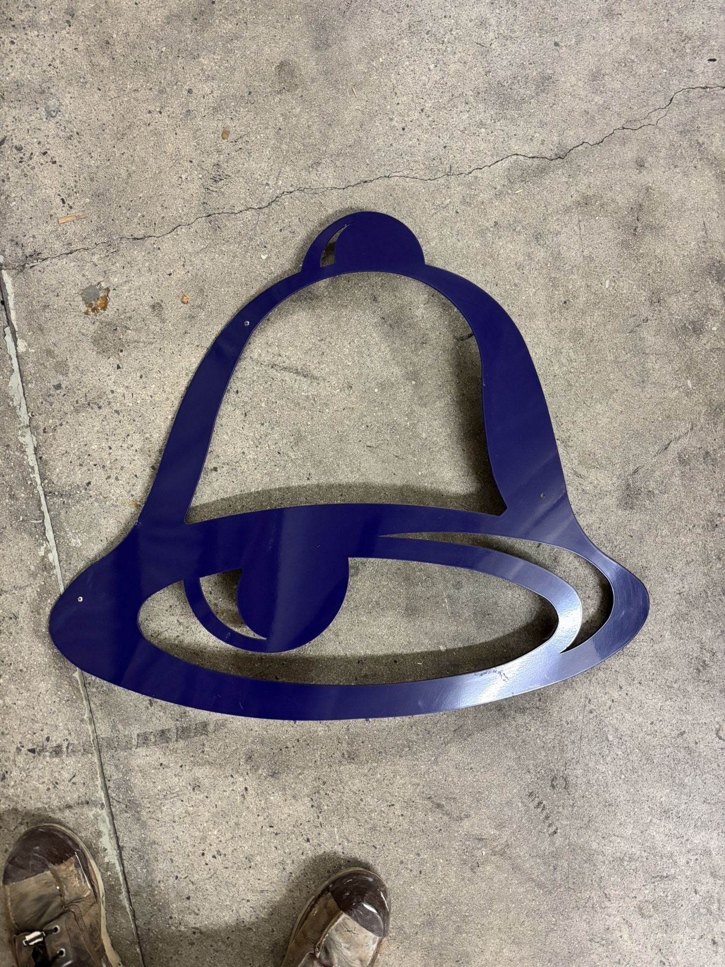 Metal Cut Out Taco Bell Sign