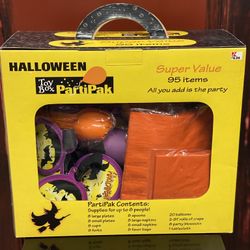 95 Piece Brand New Box Of Halloween Party Supples See Details For Contents 