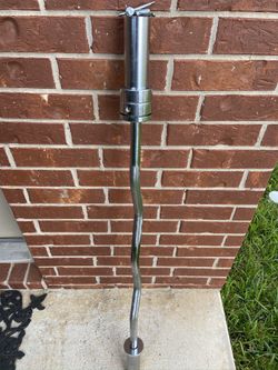 NEW CAP OLYMPIC STANDARD BAR WITH COLLARS 2”