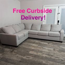 Free Curbside Delivery! Nice Sectional Sofa Couch