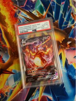 2022 POKEMON SWSH BLACK STAR PROMO #261 FULL ART/CHARIZARD VMAX PSA 10