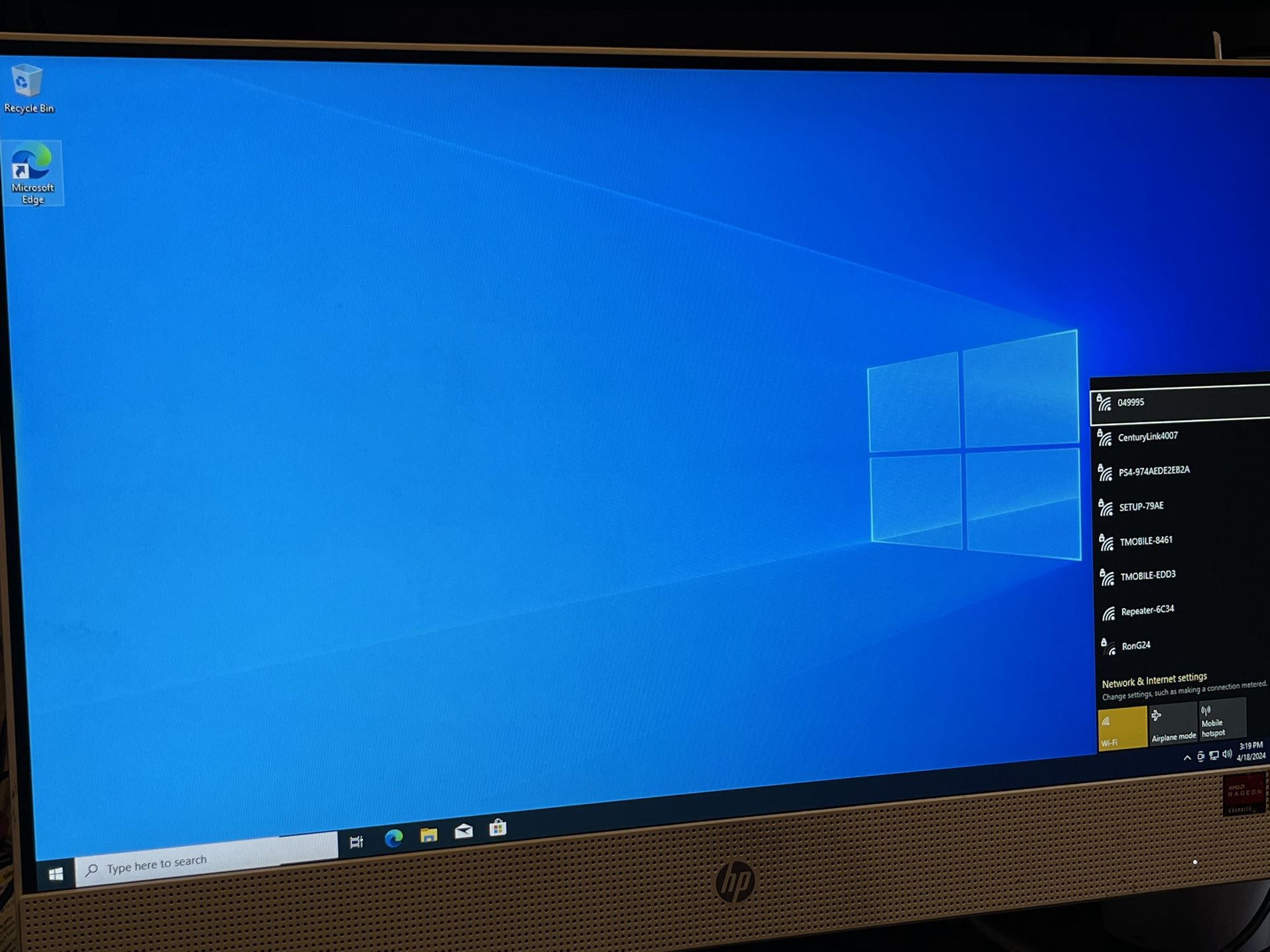 Hp All In One Desktop  Brand New Works Good. Windows 10