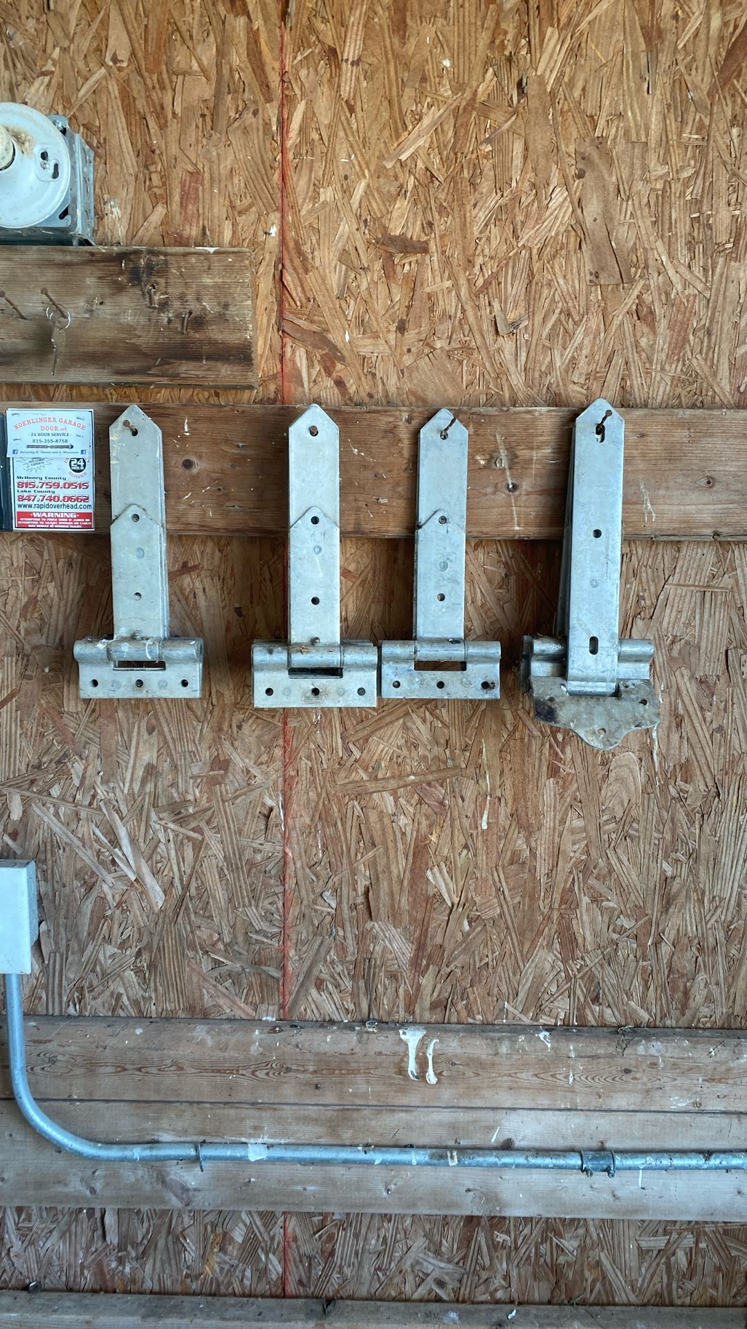 Aluminum door/gate hinges