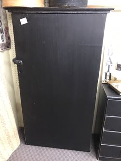 Black Distressed pantry