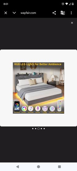 Brand New in box king size platform bed!!!