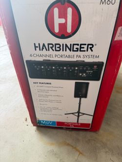 Harbinger M60 4-Channel Portable PA System
