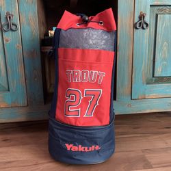 Mike Trout #27 LA Angels Cooler Backpack
