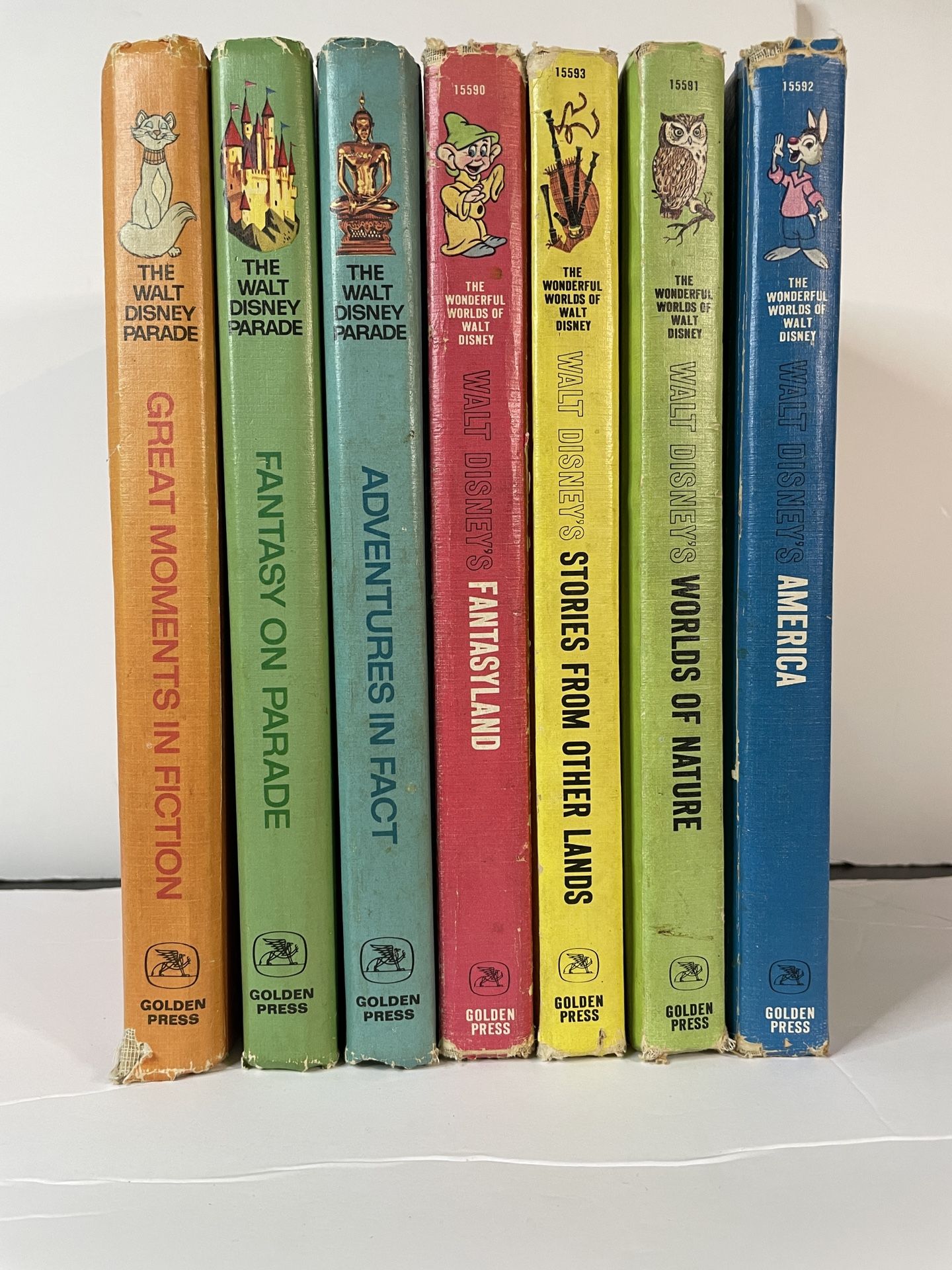 Rare and Vintage Walt Disney Books 1965 / 1970
