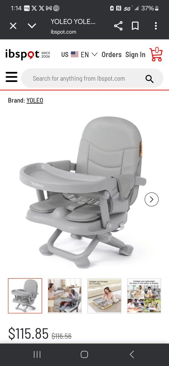 Yoleo Baby Booster Chair