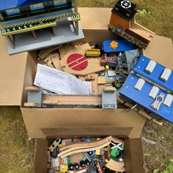 Wooden Train Set
