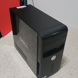 Dell vostro 200 desktop with 19 inch dell monitor, wired mouse and keyboard