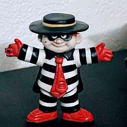 Vintage McDonalds 1995 Hamburglar Figure Happy Meal Toy Cake Topper